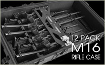 12 Pack M16 Rifle Case-m