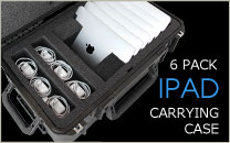 iPad 6 Pack Carrying Case