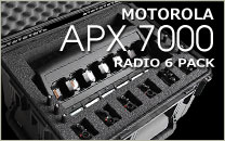 Motorola APX 7000 Radio 6 Pack Case