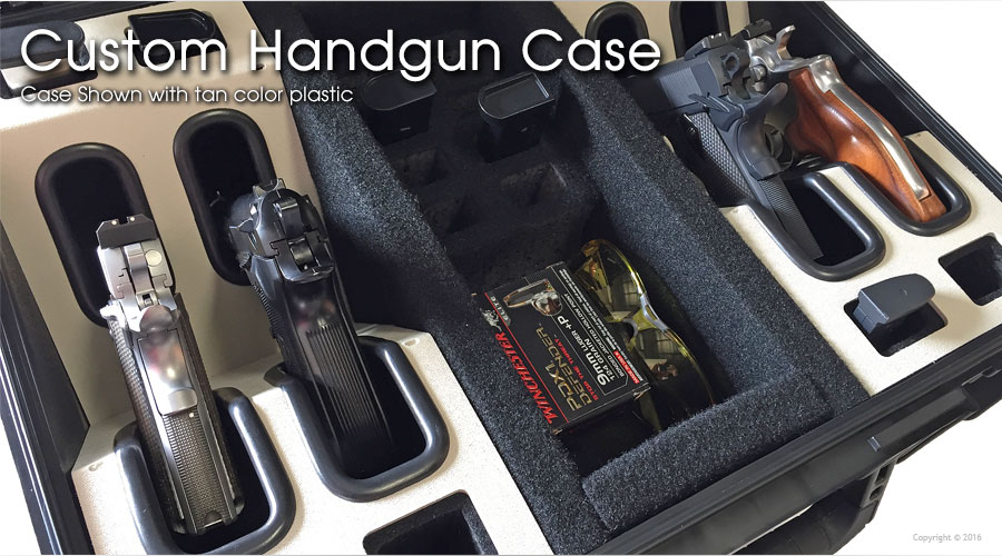 Quick Draw Handgun Cases Tan