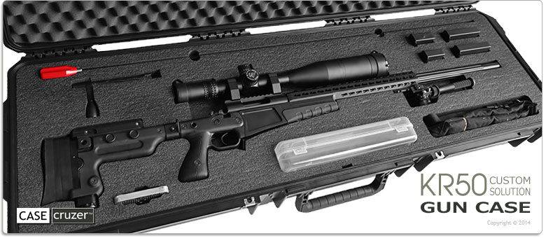 Custom Gun Case KR50 for Accuracy International Rifle