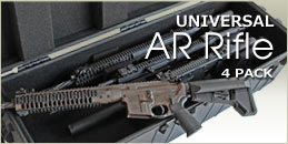 AR Rifle Gun Case 4 Pack