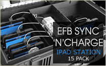 EFB Electronic Flight Bag 15 Sync Charge iPad Charging Station