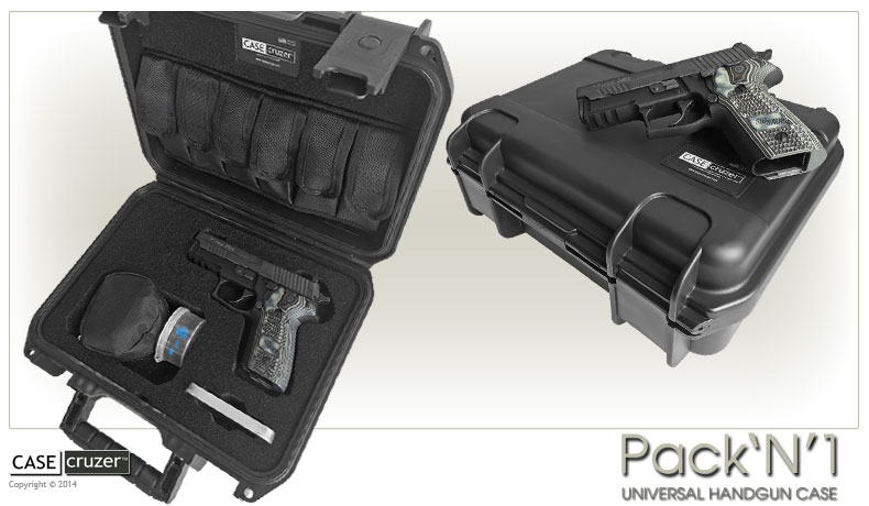 Pack N 1 Single Handgun Case
