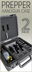 Prepper Handgun Case 2 Pack