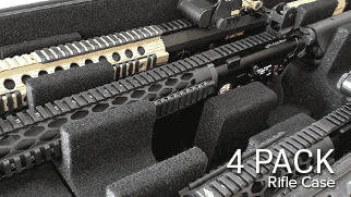 AR Rifle Cases 4 Pack