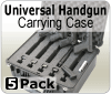 Universal Handgun 5 Pack Case
