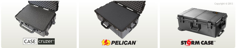 Compare Pelican Case Size to CaseCruzer KR and Storm