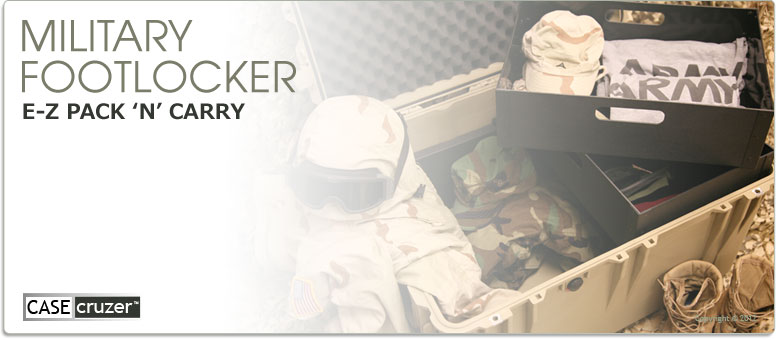 Military Footlocker Trunk Case