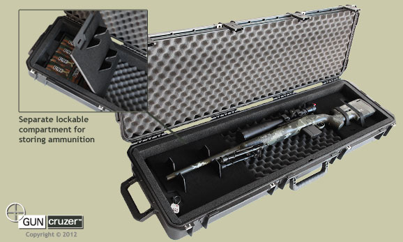gun case with weapon inside