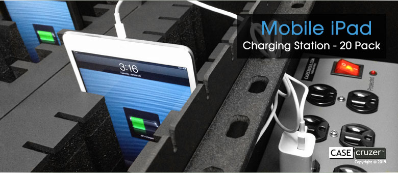 Charge Multiple iPads with the 20 Pack Charging Station