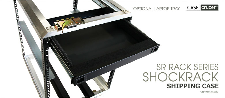 sr shock rack case with optional laptop tray